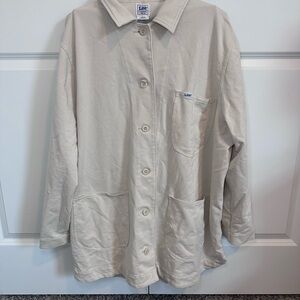 Lee Cream Button-Front Utility Jacket
